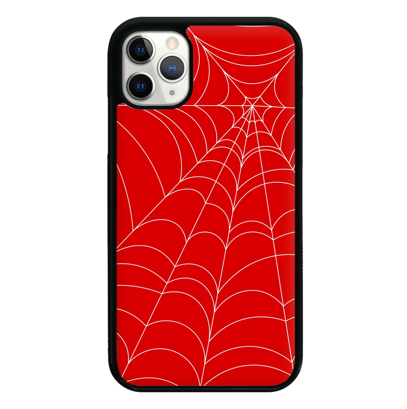 Red Cobwebs Pattern Phone Case