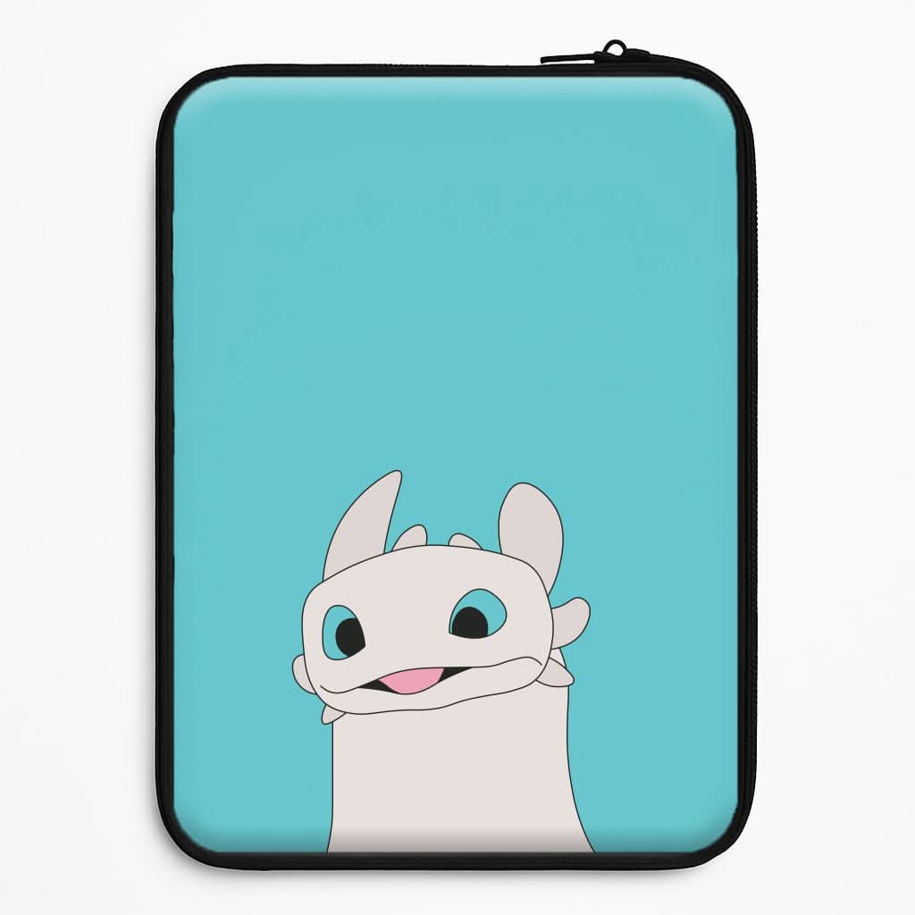 White Fury Dragon Laptop Sleeve
