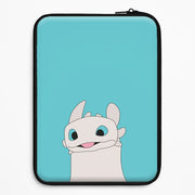 White Fury Dragon Laptop Sleeve 1