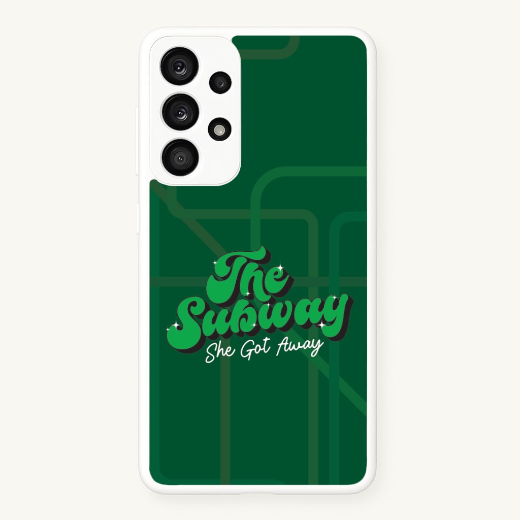 Subway Green Galaxy A33 Case