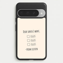 Eleven's Christmas List Google Pixel 10 Pro XL Case