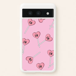 Ew Love Heart Lolipops Pattern Google Pixel 8a Case
