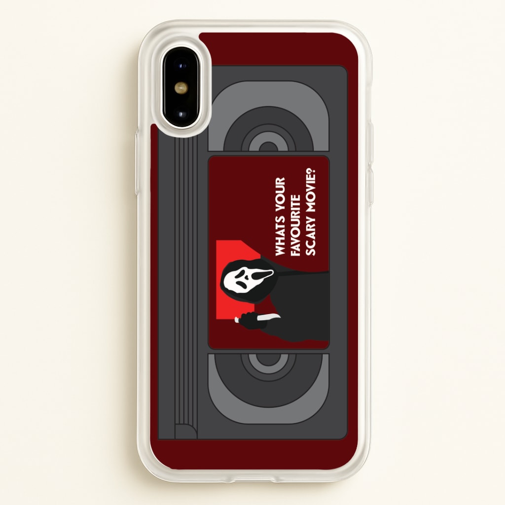 Horror Movie 7 VHS Tape iPhone X / XS Case
