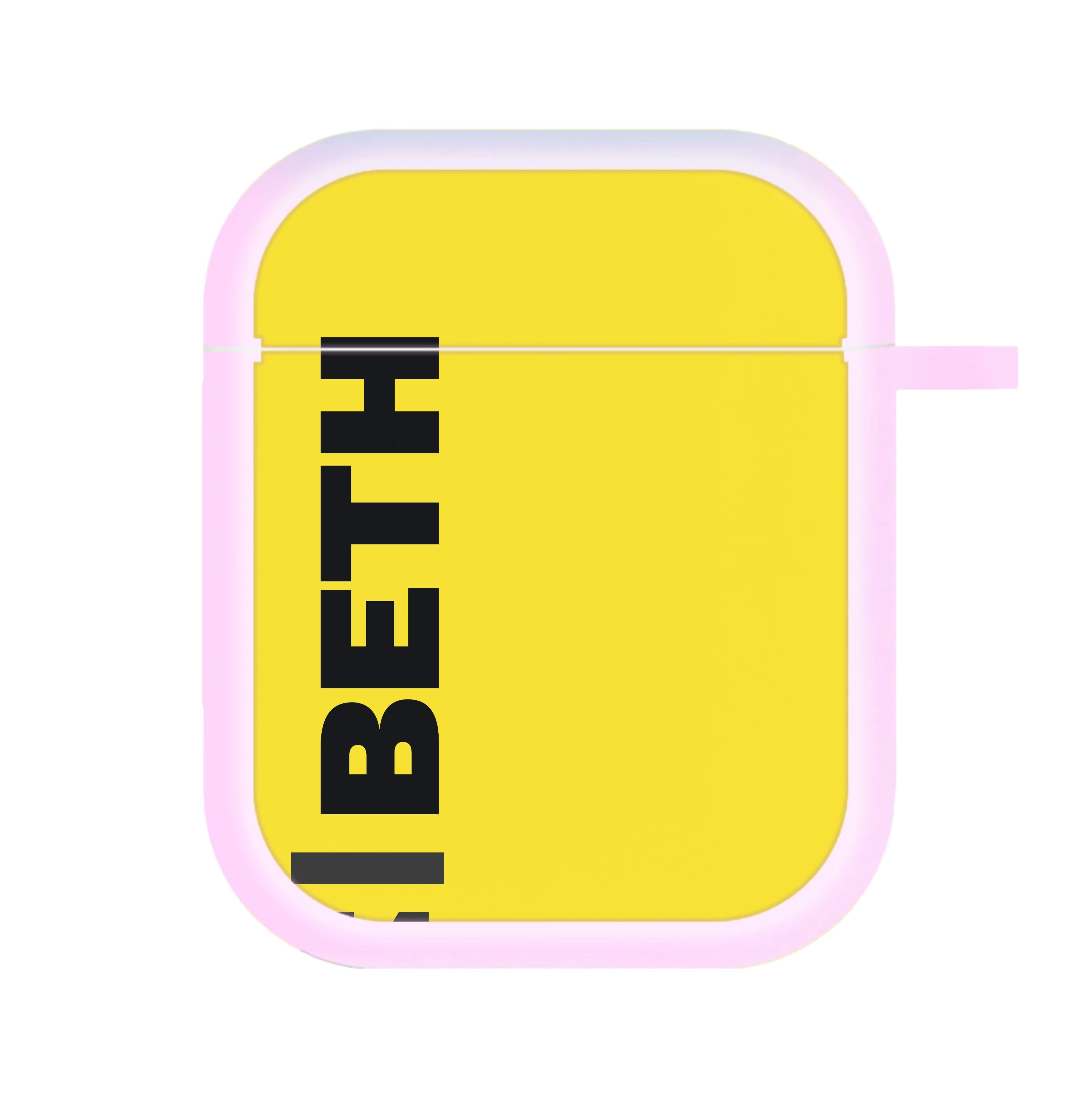 Personalised F1 Driver Yellow AirPods Case