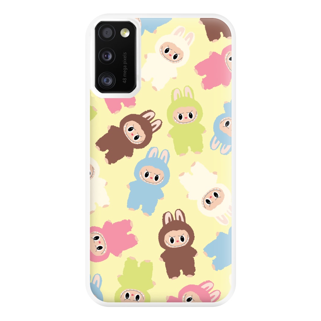 Colourful Little Monsters Pattern Galaxy A41 Case