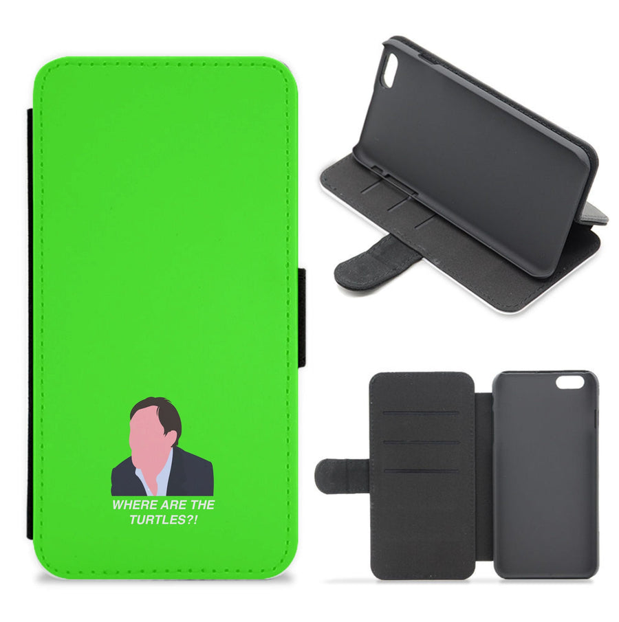 Where Are The Turtles - The Office Flip / Wallet Phone Case