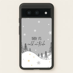 Baby It's Cold Outisde Landscape Google Pixel 8a Case