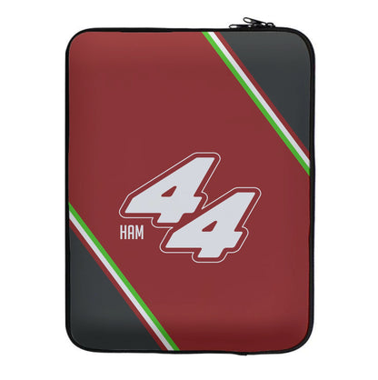 Dark Red Retro 44  Laptop Sleeve