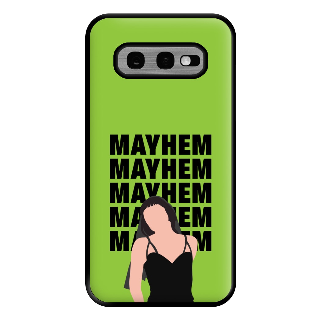 Neon Green Mayhem Galaxy S10e Case
