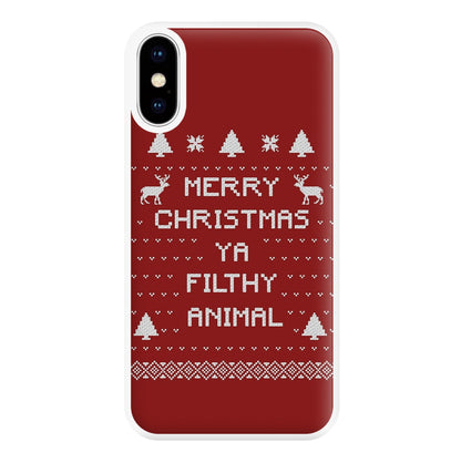 Merry Christmas Ya Filthy Animal Phone Case