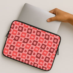Card Suits Pattern Red MacBook Cover