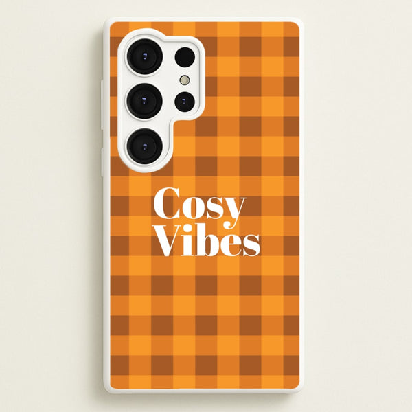 Checkered Cosy Vibes Galaxy S25 Ultra Case