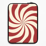 Peppermint Swirl Pattern Laptop Sleeve 1