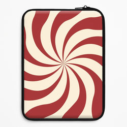 Peppermint Swirl Pattern Universal Laptop Sleeve