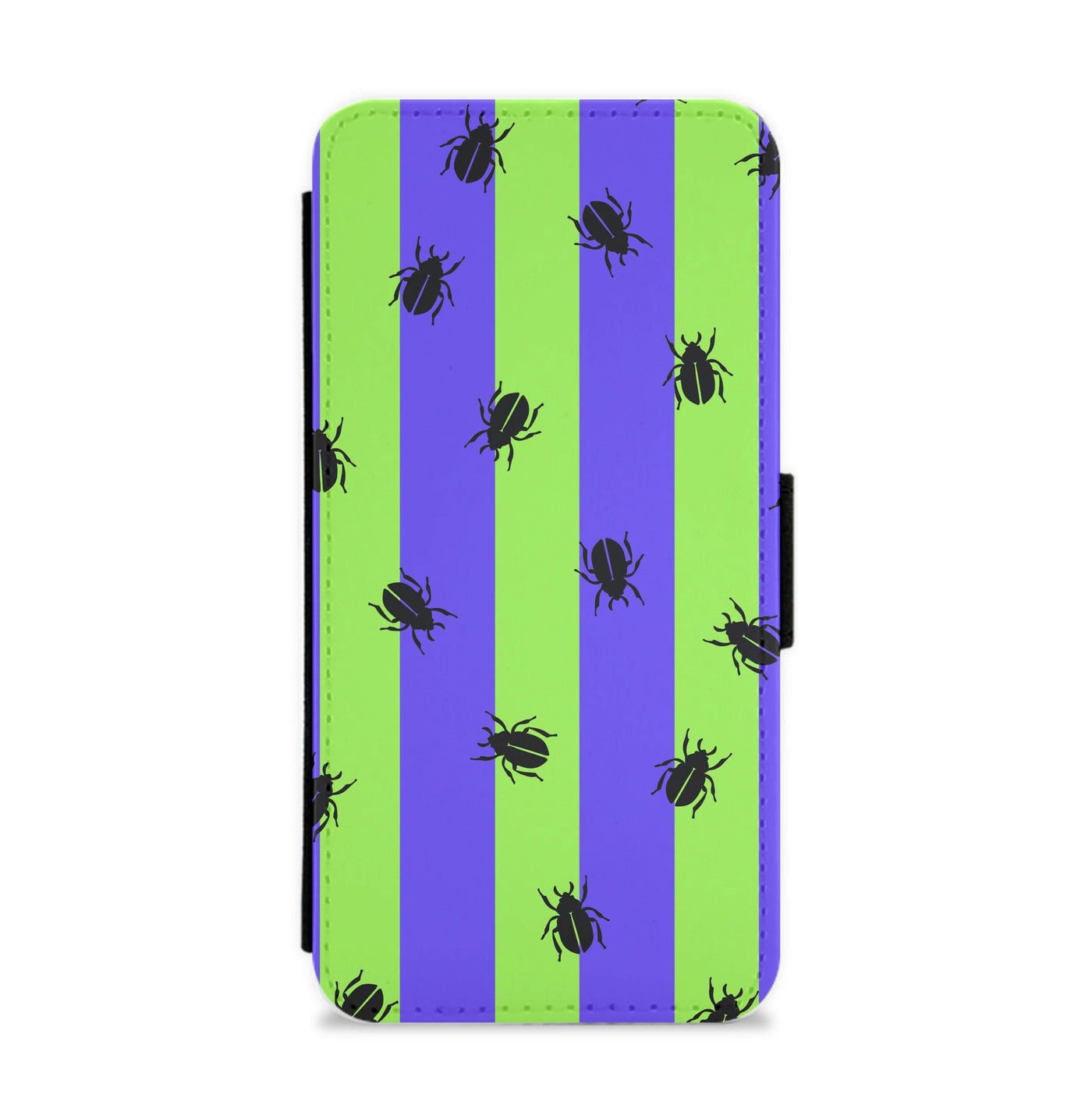 Bug Pattern Flip / Wallet Phone Case