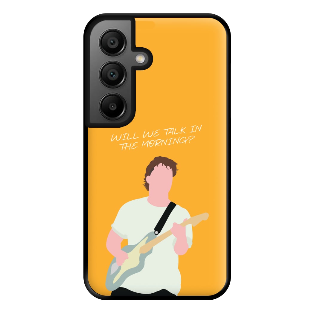 Will We Talk In The Morning Yellow Galaxy A35 Case