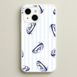 Dad Rugby Ball Pattern iPhone 15 Plus Case
