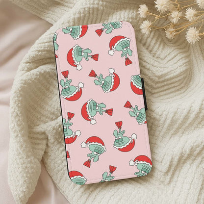 Oh Joy Cartoon Squid Pattern Leather Phone Case