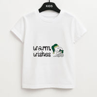 Cartoon Beagle Warm Wishes Kids T-Shirt