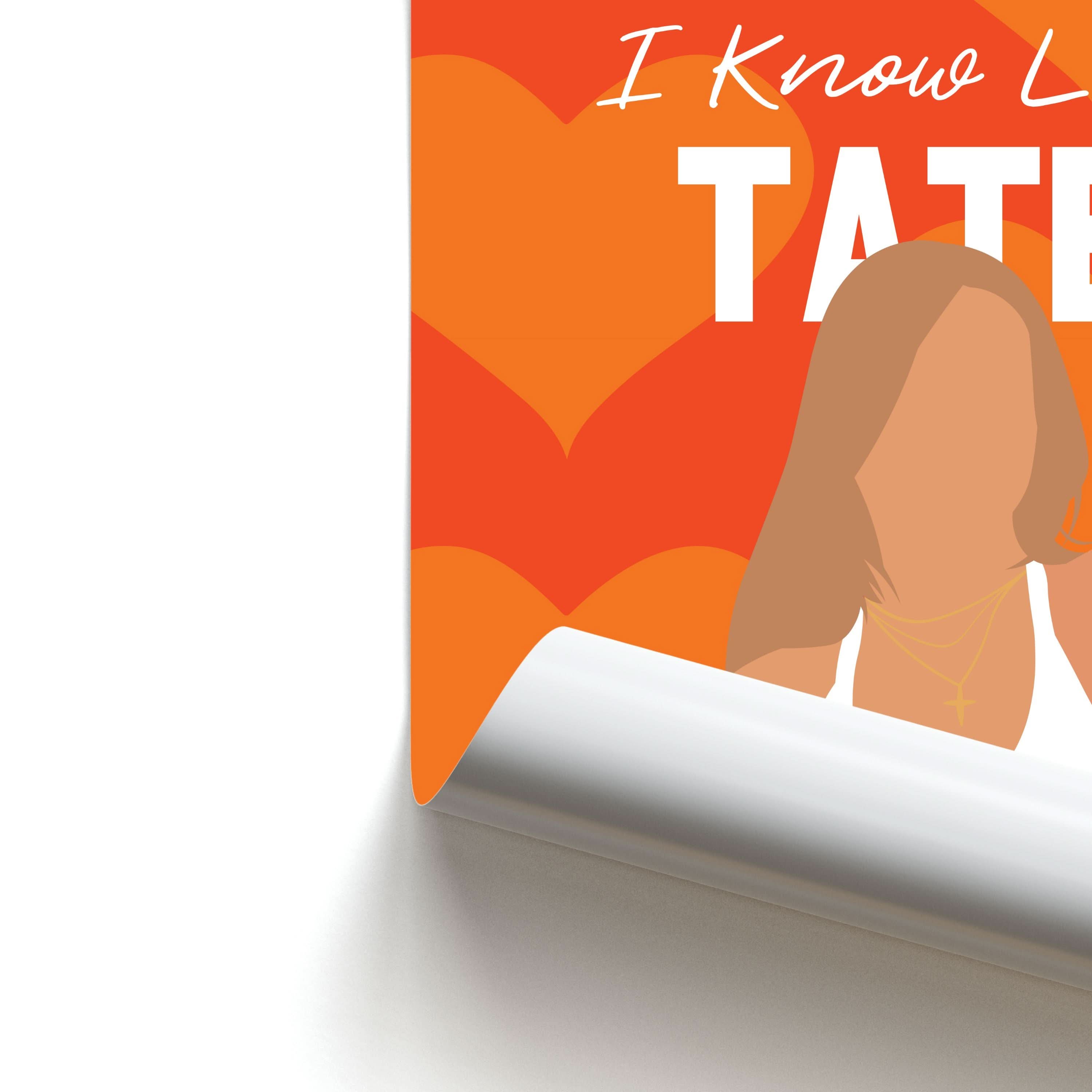 I Know Love Pattern Poster