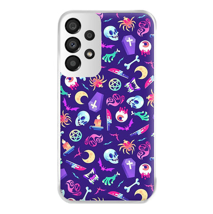 Horroriffic Halloween Pattern Phone Case