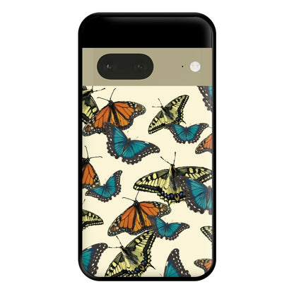 Butterfly Assortment Pattern Google Pixel 7 Case