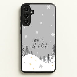 Baby It's Cold Outisde Landscape Galaxy A34 Case