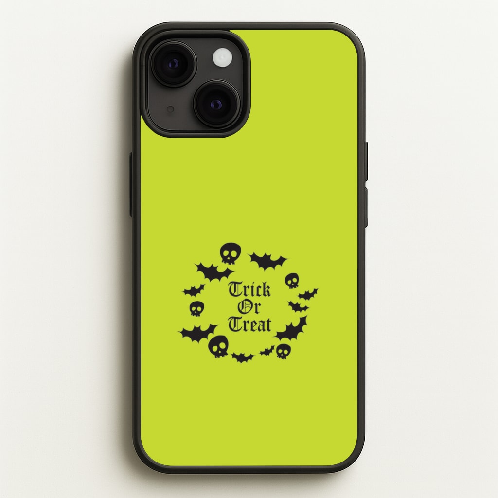 Trick Or Treat Wreath iPhone 13 Mini Case