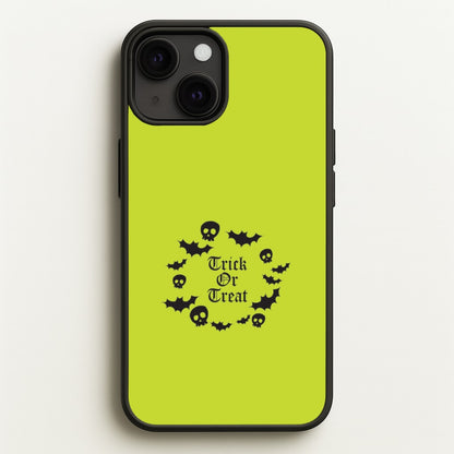 Trick Or Treat Wreath iPhone 13 Mini Case