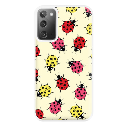  Ladybugs With Flower Spots Pattern Galaxy Note 20 Ultra Case