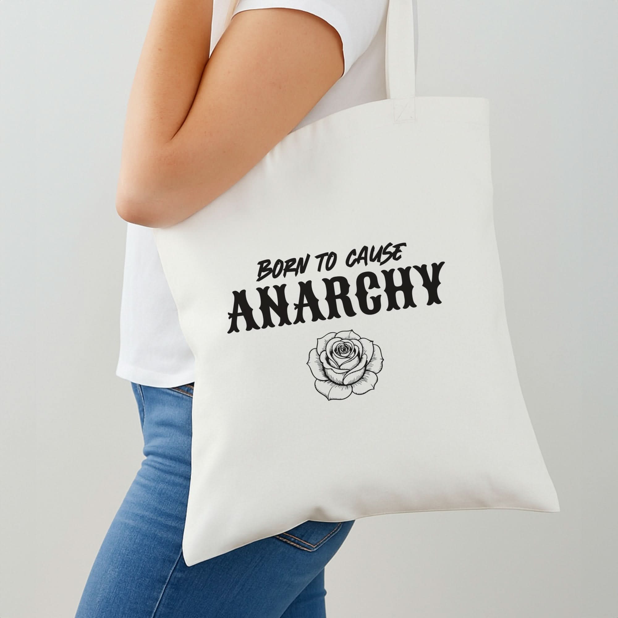 Born To Cause Anarchy Shoulder Bag