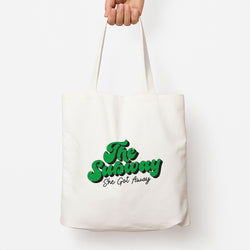 Subway Green Tote Bag