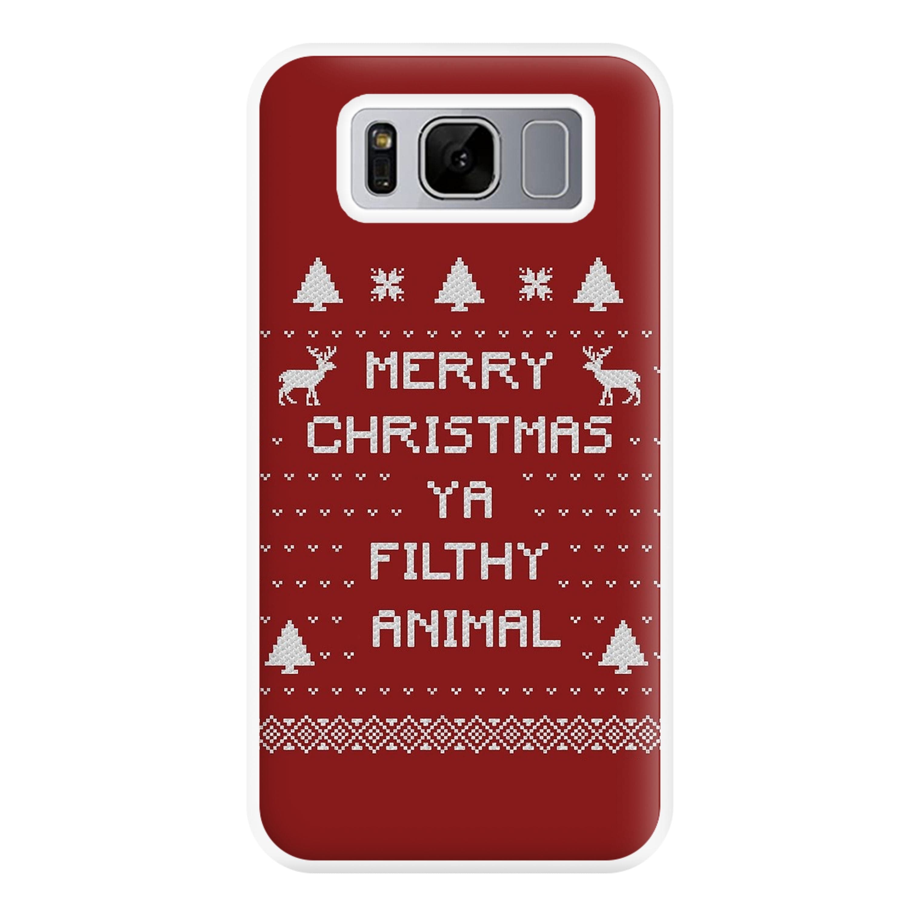 Merry Christmas Ya Filthy Animal Phone Case