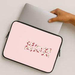 Floral Varsity Mum MacBook Cover