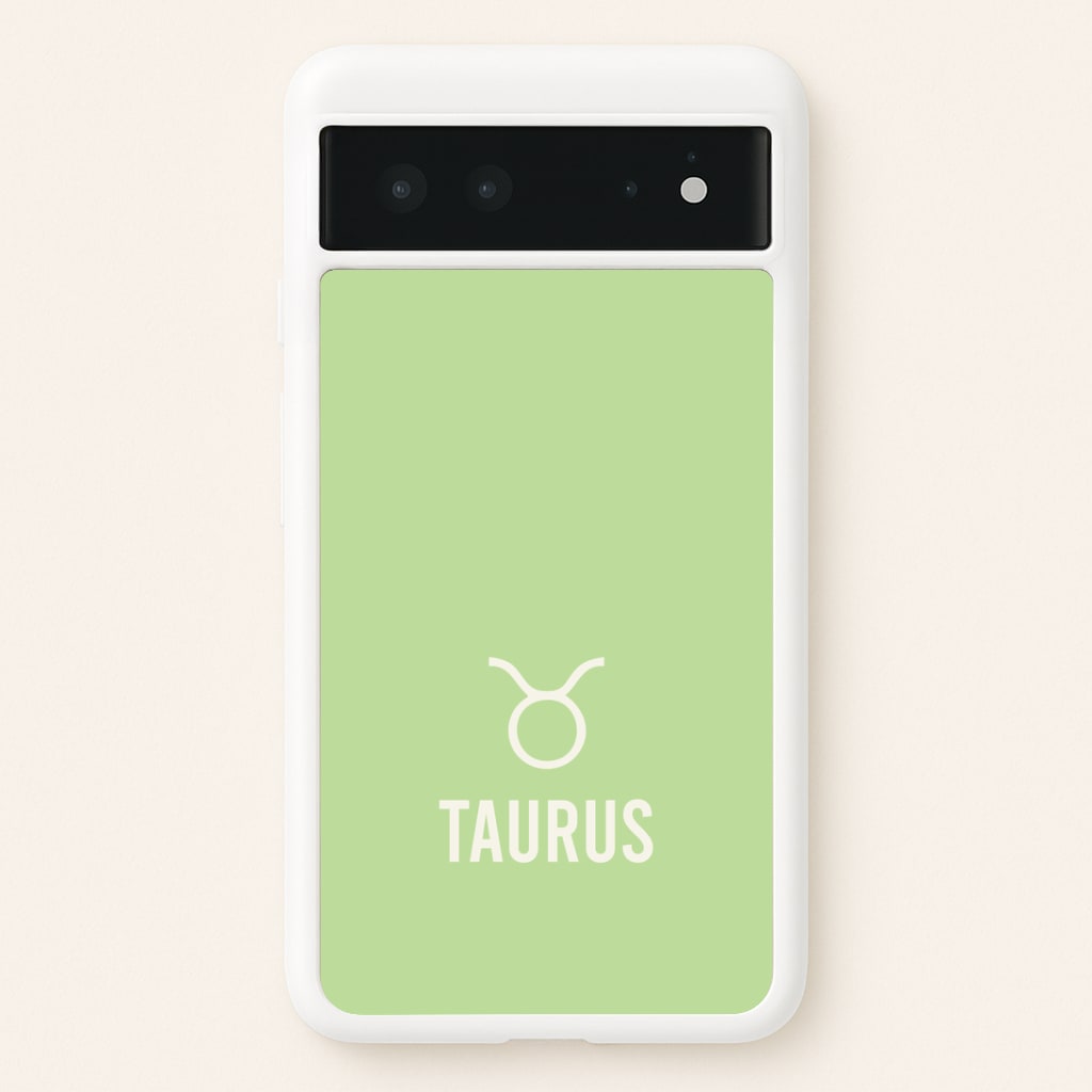 Taurus Pastel Zodiac Google Pixel 6 Case