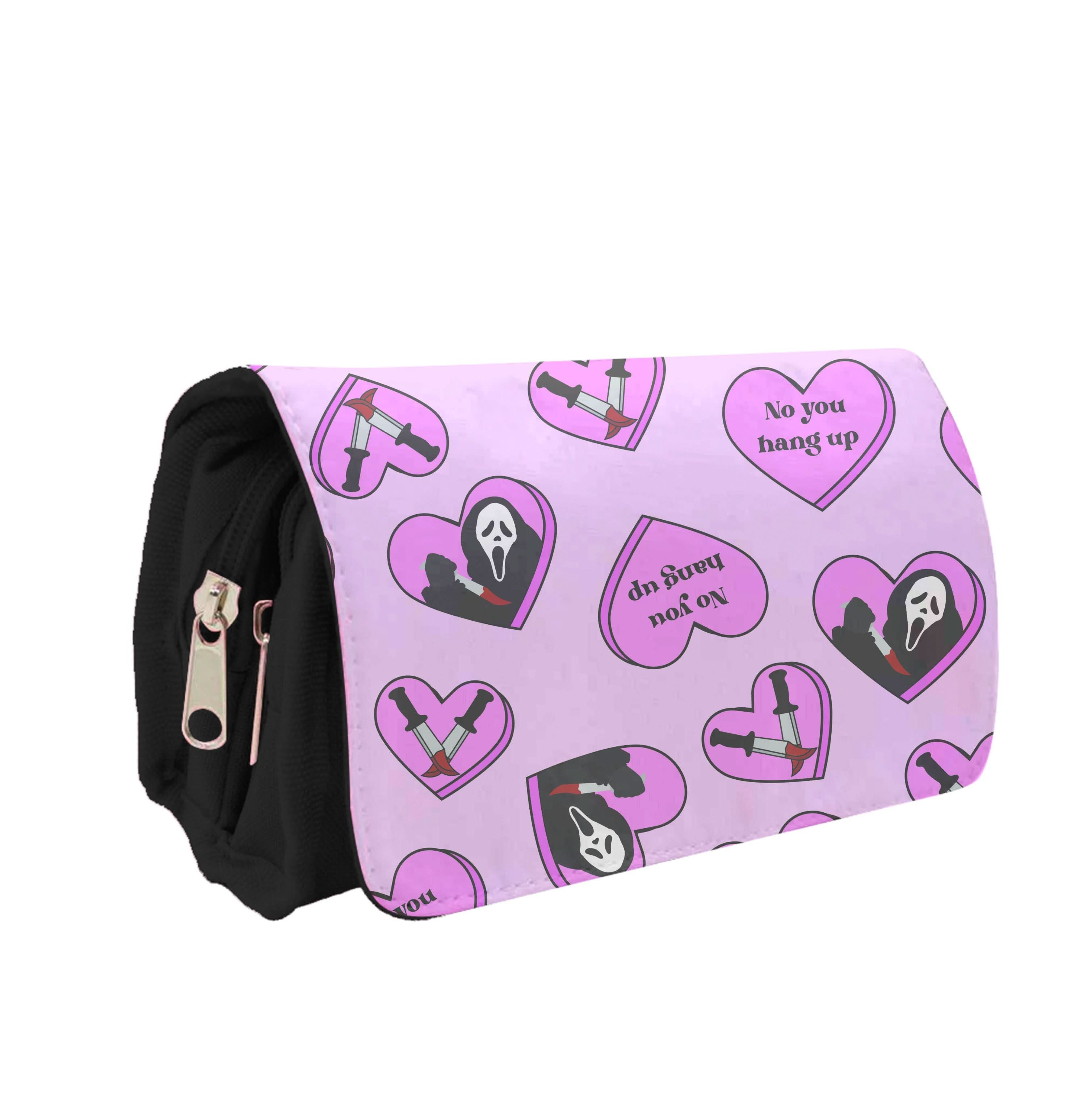 No You Hang Up Love Hearts Pencil Case