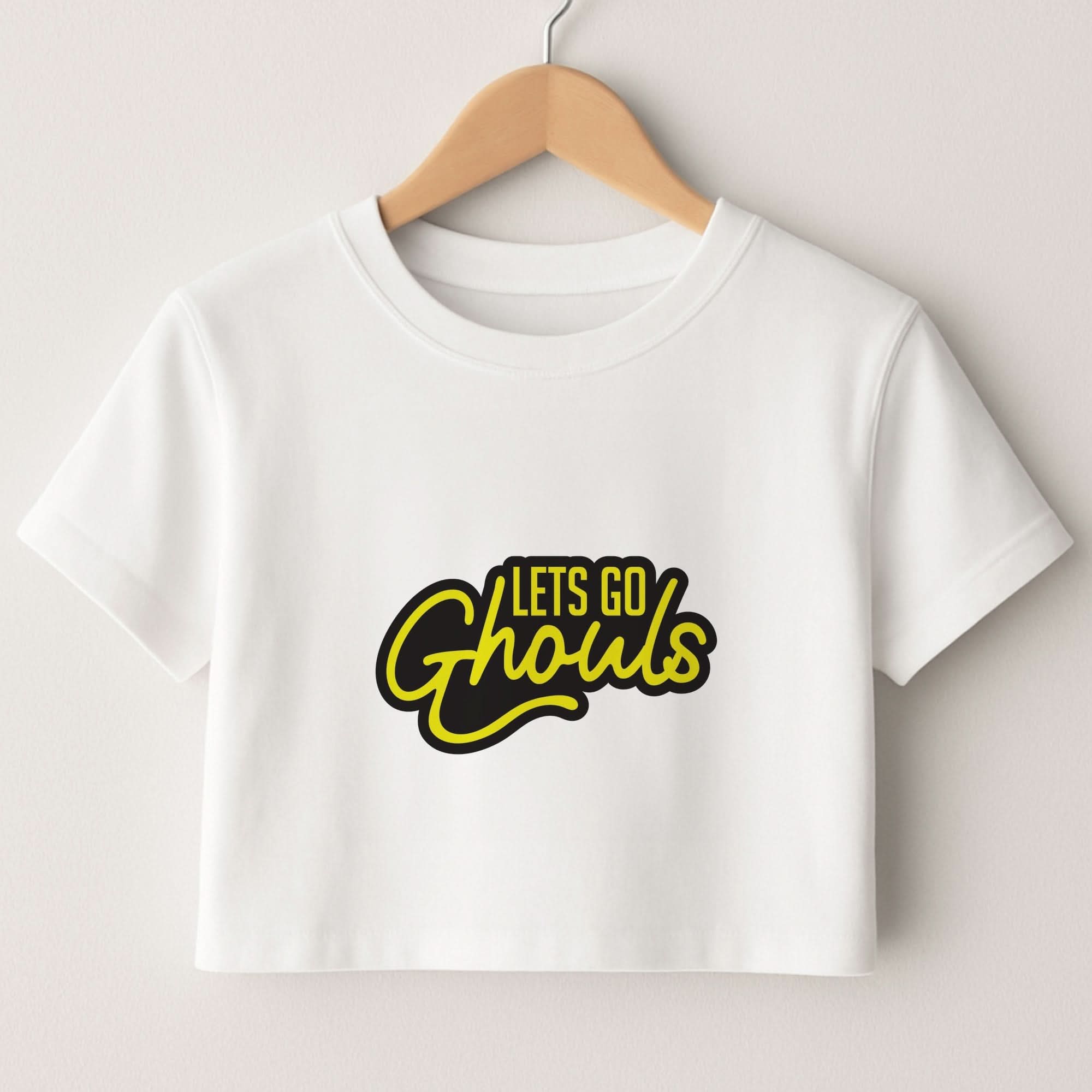 Let's Go Ghouls Crop Top
