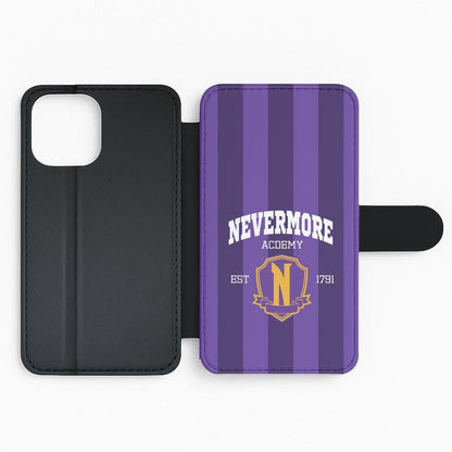 Addams Academy Purple Flip Phone Case