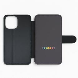 Band Moon Cycle Flip Phone Case