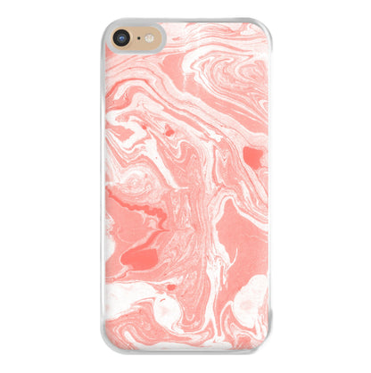 Pink Swirly Marble Phone Case