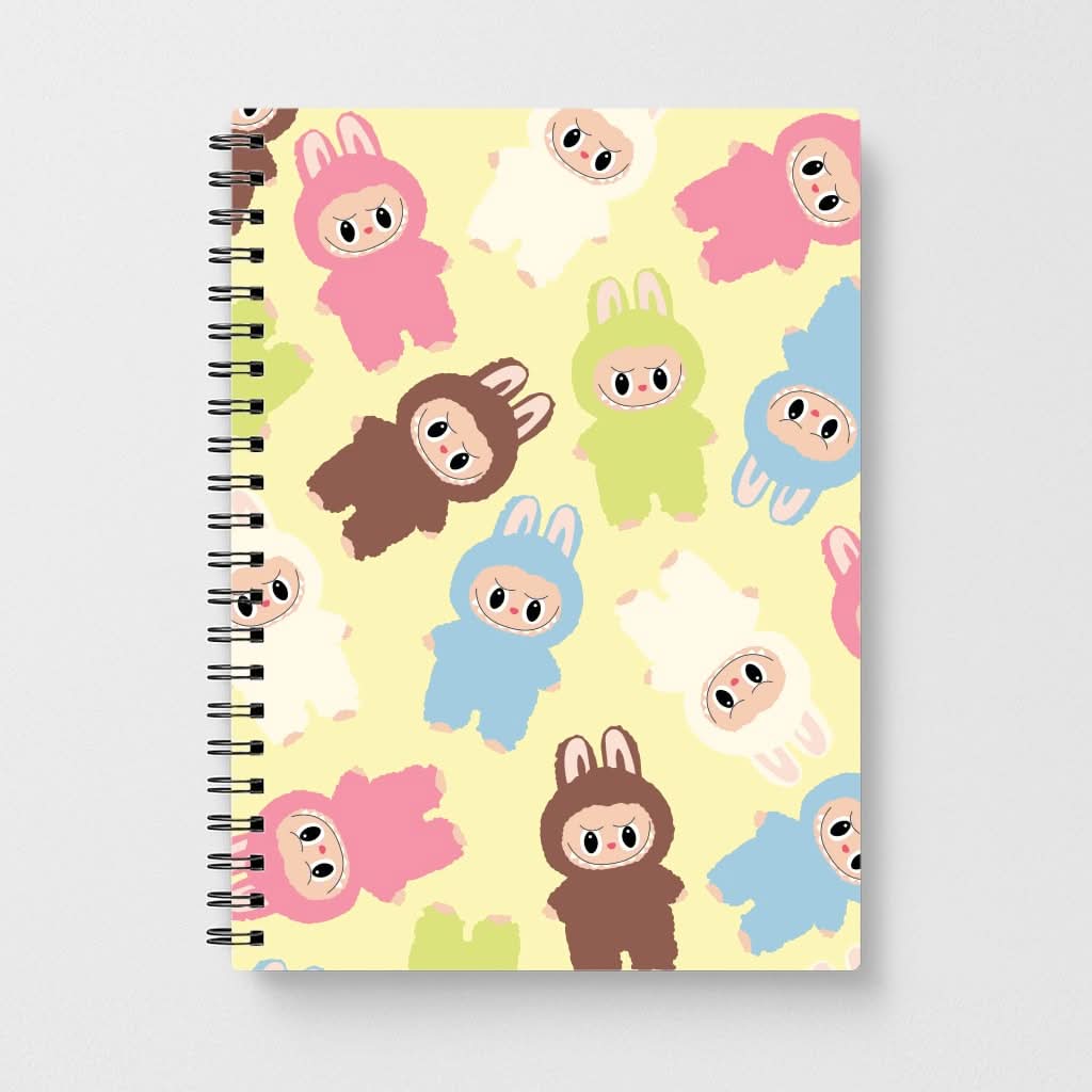 Colourful Little Monsters Pattern Notebook