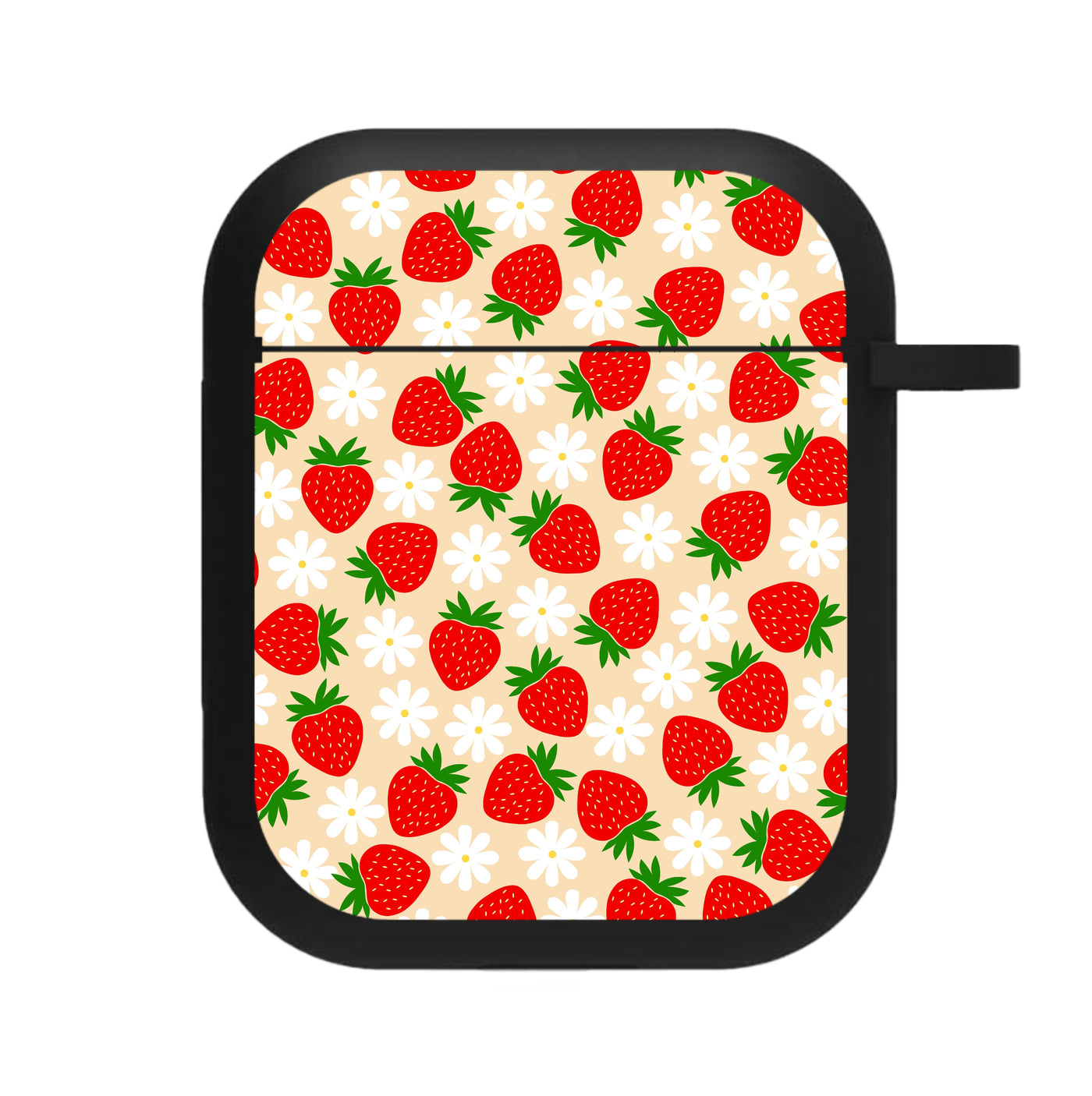 Strawberries and Flowers - Spring Patterns AirPods Case