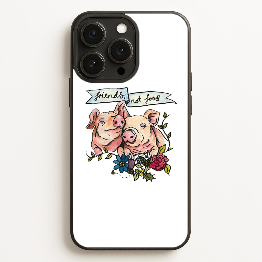 Friends Not Food - Vegan Phone Case