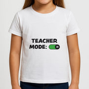 Teacher Mode On Kids T-Shirt 3