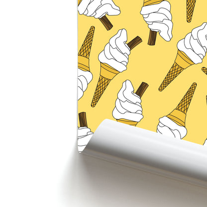 99s - Ice Cream Patterns Poster