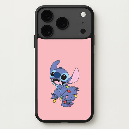 Cute Blue Alien Fairylights iPhone 17 Pro Max Case
