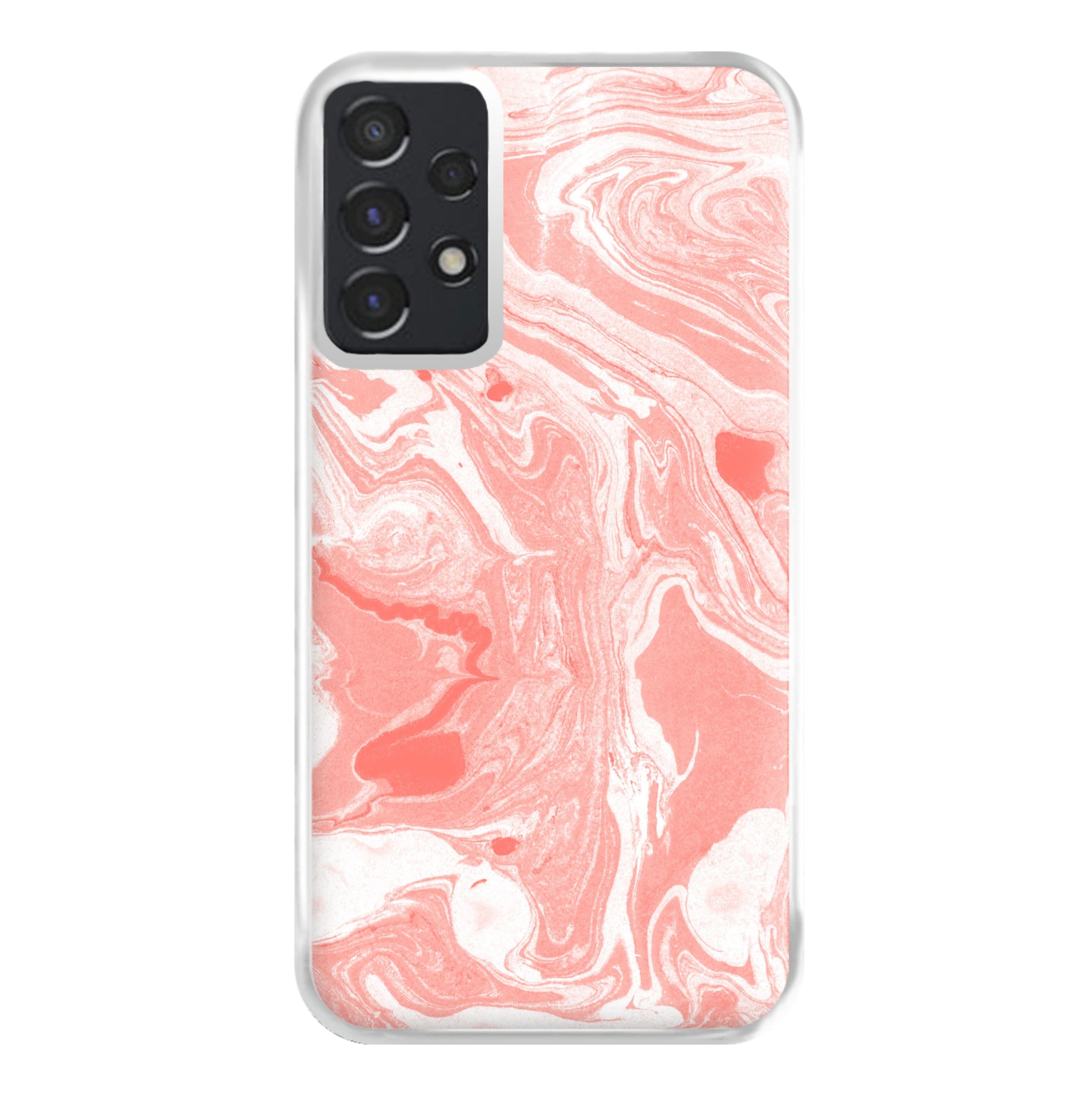 Pink Swirly Marble Phone Case