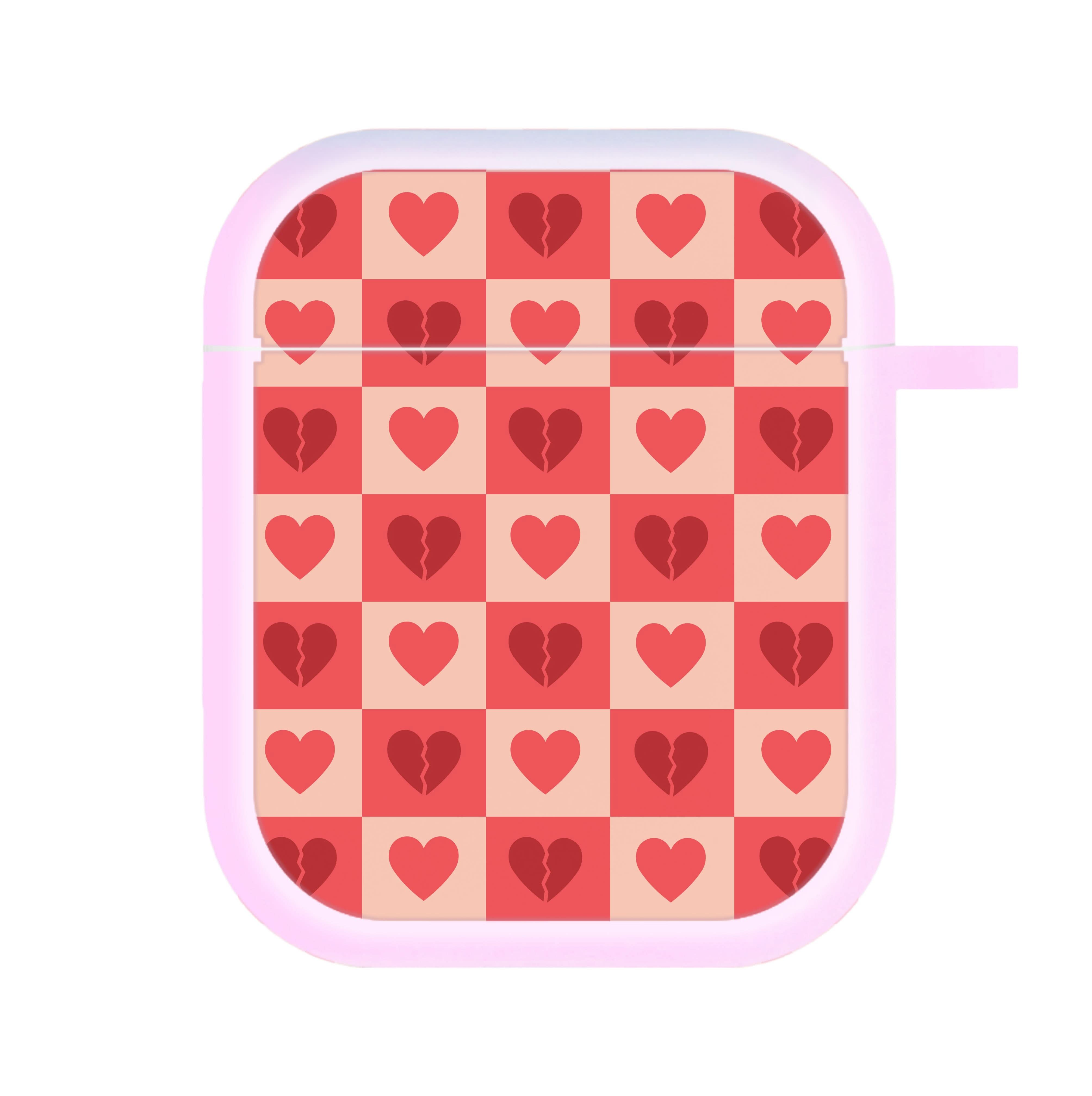 Valentine's Heart Pattern 2 AirPods Case