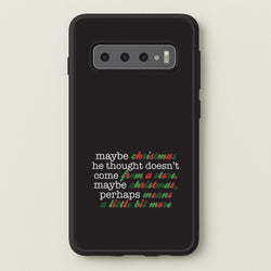 Green Creature Quote Galaxy S10 Case