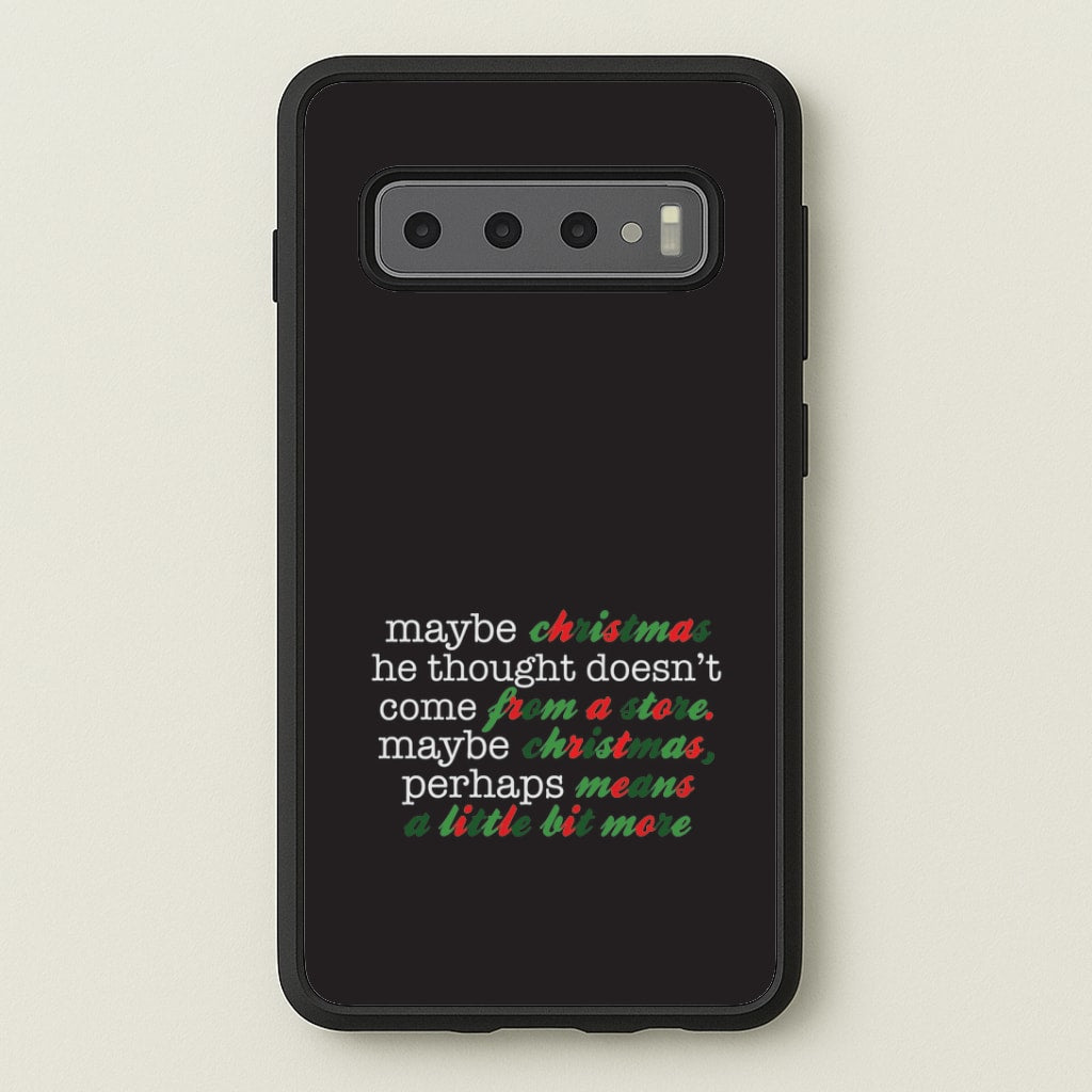 Green Creature Quote Galaxy S10 Plus Case